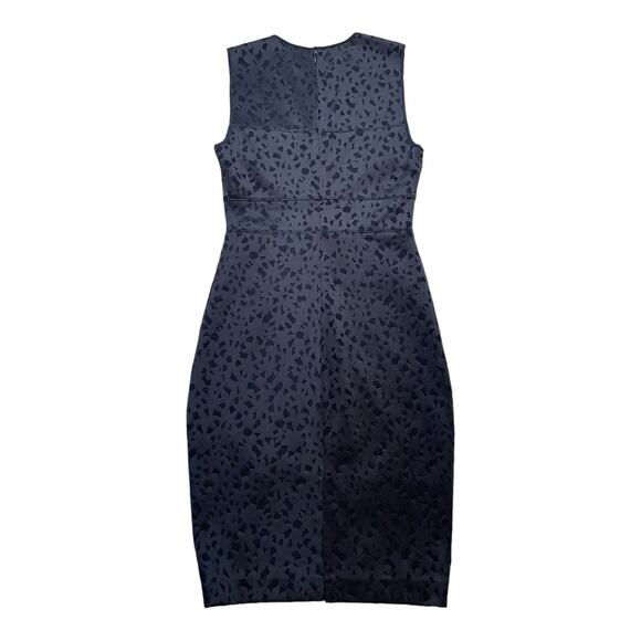 Elizabeth & James Black Laser Cut Sheath Dress Size 4 - Picture 3 of 5